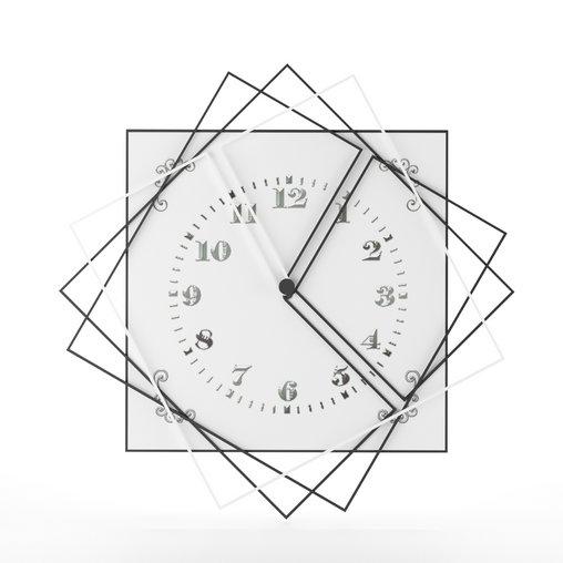 Clock 3d model Download Maxve