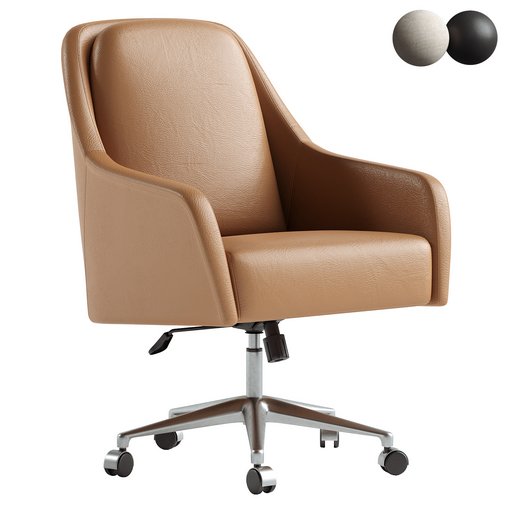 Verne Desk Chair 3d model Download Maxve