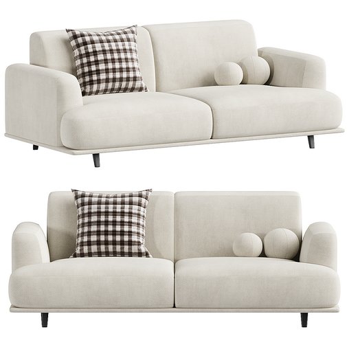 MADISON Fabric sofa By MisuraEmme 3d model Download Maxve