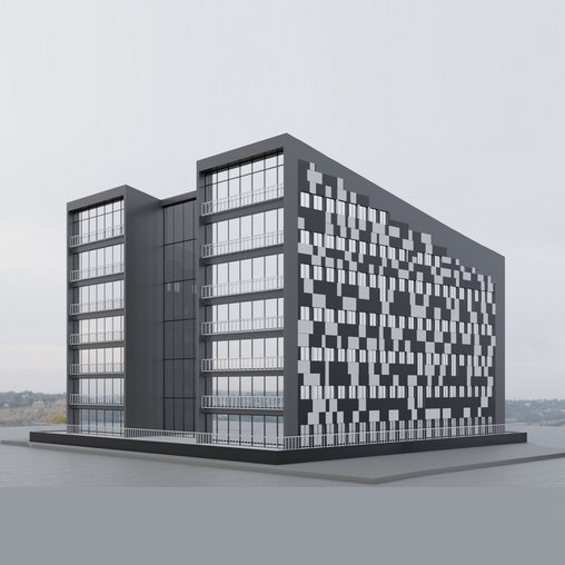 Marcegaglia Carbon Steel - building 3D model - Denmark - Copenhagen 3d model Download Maxve