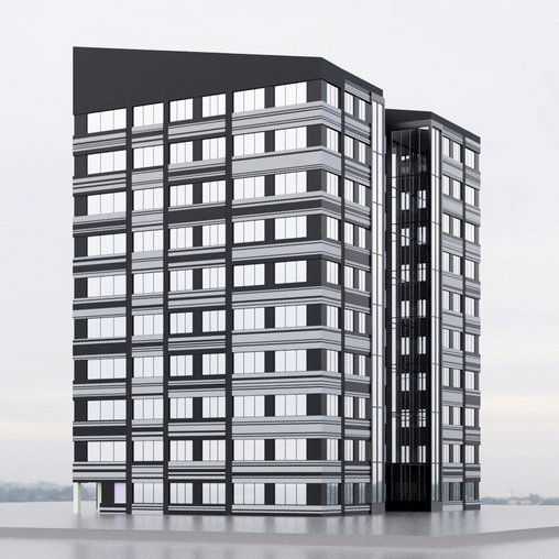 Building - Denmark - Copenhagen 3d model Download Maxve