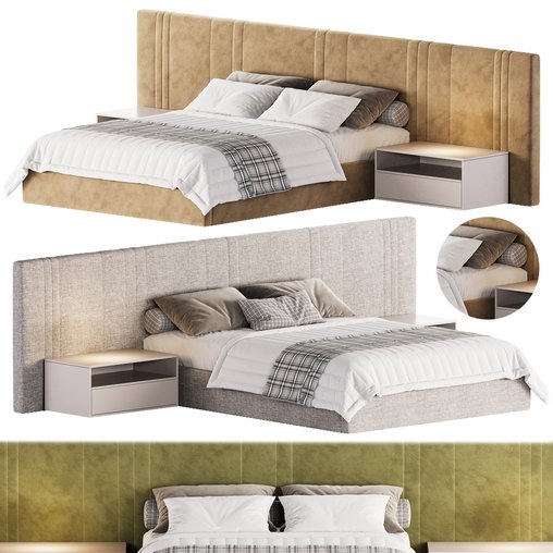 Ganymede Ideas Modern Bed By Elmalekfurniture 3d model Download Maxve