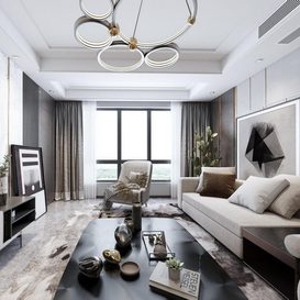 Livingroom 19 by Hung Nguyen 3d model Download Free Maxve