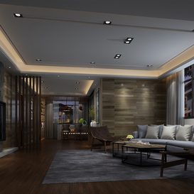 Living room 9  3d model  download free  3ds max Maxve