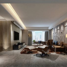 Living room 66  3d model  download free  3ds max Maxve