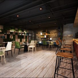 Restaurant coffee 1163  3d model  download free  3ds max Maxve