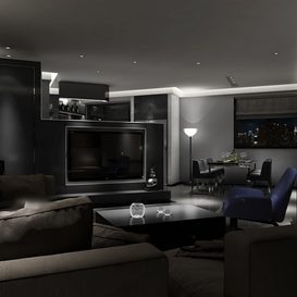 Living room 116  3d model  download free  3ds max Maxve