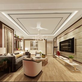 Living room 161  3d model  download free  3ds max Maxve