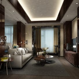 Living room 164  3d model  download free  3ds max Maxve