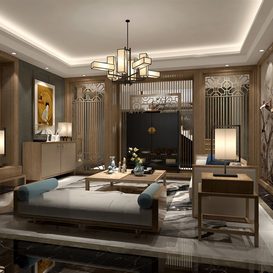 Living room 179  3d model  download free  3ds max Maxve