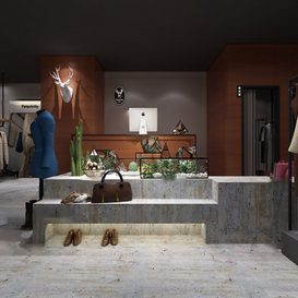 Showroom 1222  3d model  download free  3ds max Maxve