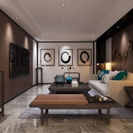 Living room 242  3d model  download free  3ds max Maxve