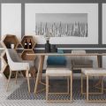 Dining set 411 Download free 3d model 3ds max Maxve