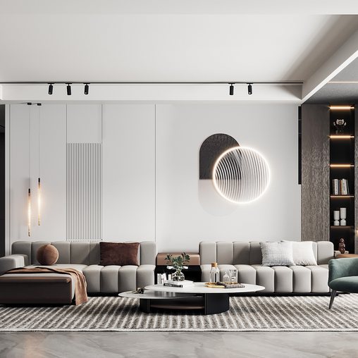 Living room 40 3d model Download Maxve