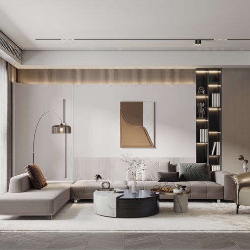 Living room 47 3d model Download Maxve