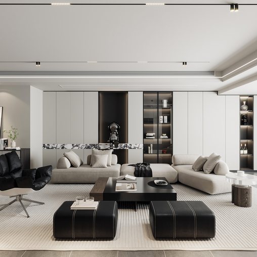 Living room 28 3d model Download Maxve