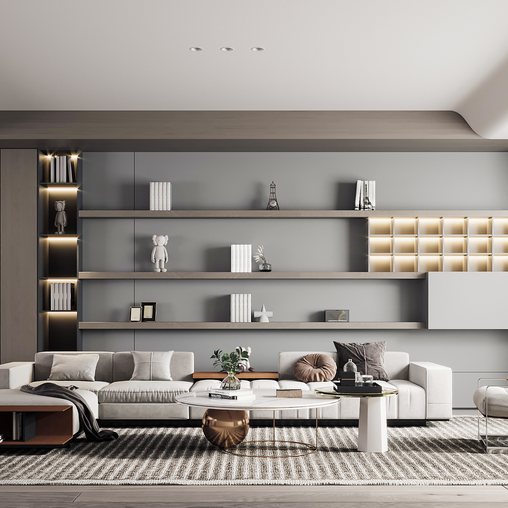 Living room 7 3d model Download Maxve
