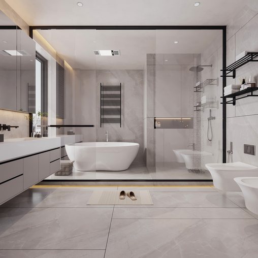 Bathroom 14 3d model Download Maxve