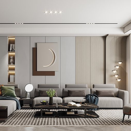 Living room 2 3d model Download Maxve
