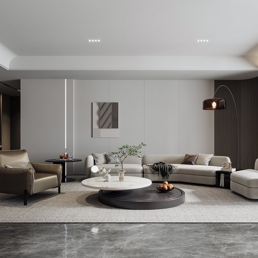 Living room 41 3d model Download Maxve