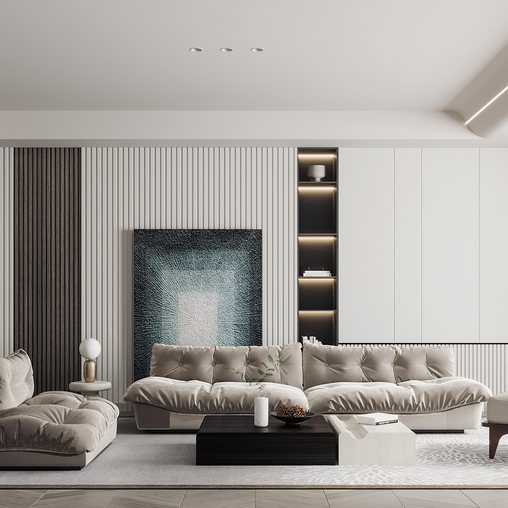 Living room 6 3d model Download Maxve