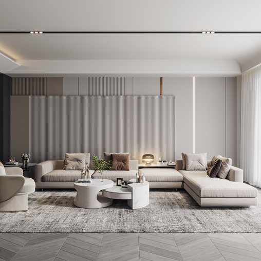 Living room 9 3d model Download Maxve