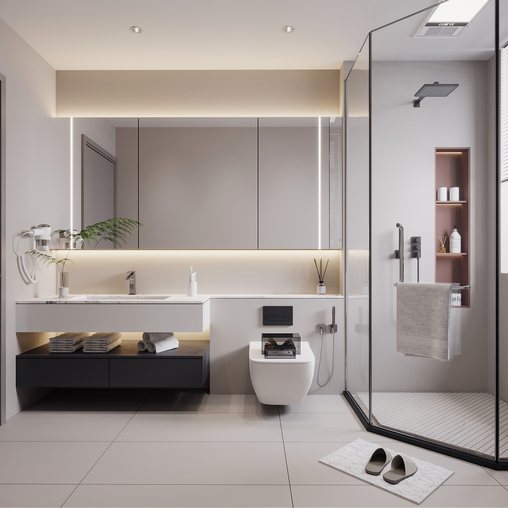 Bathroom 15 3d model Download Maxve