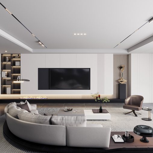 Living room 33 3d model Download Maxve