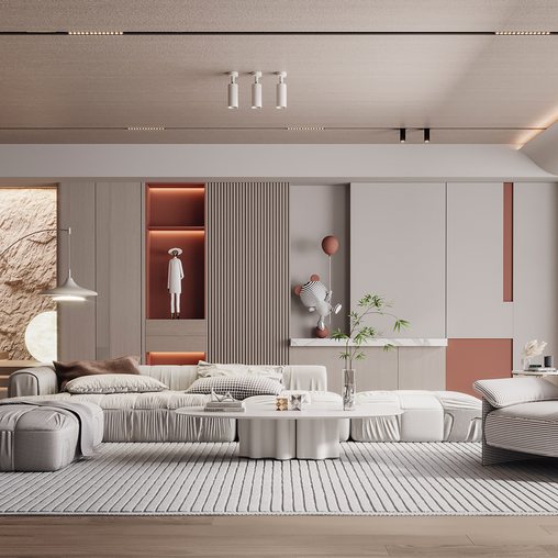 living room 3d model Download Maxve