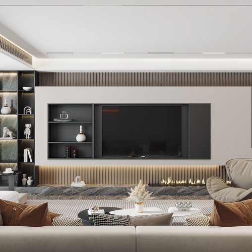 Living room 31 3d model Download Maxve