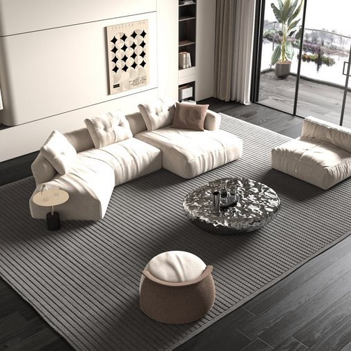modern sofa 3d model Download Maxve