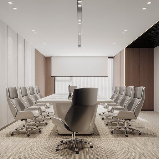 Modern Meeting Room 3d model Download Maxve