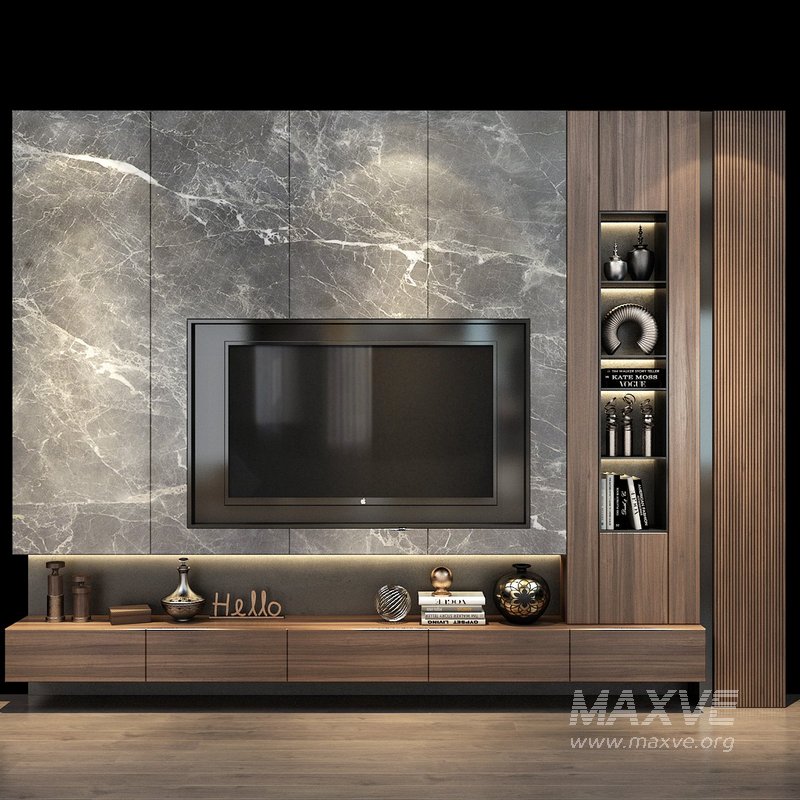 TV Wall set 0387