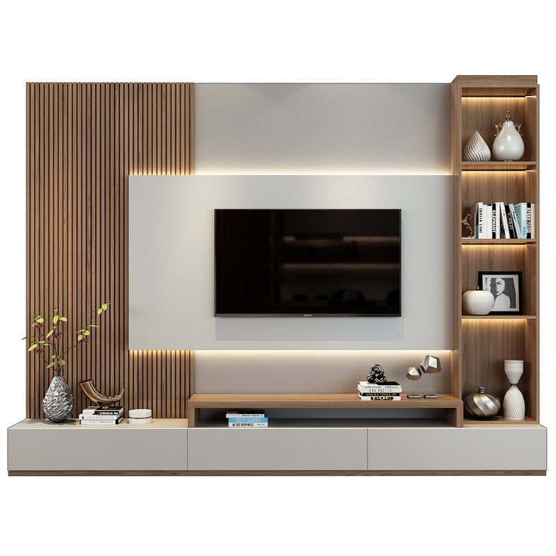 TV wall set 01012