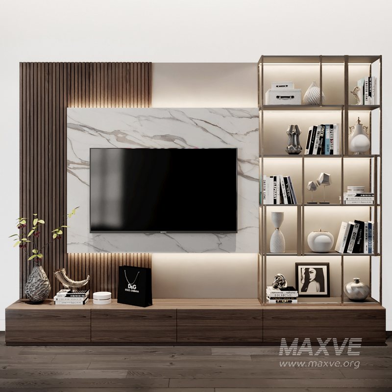 TV Wall set 01281