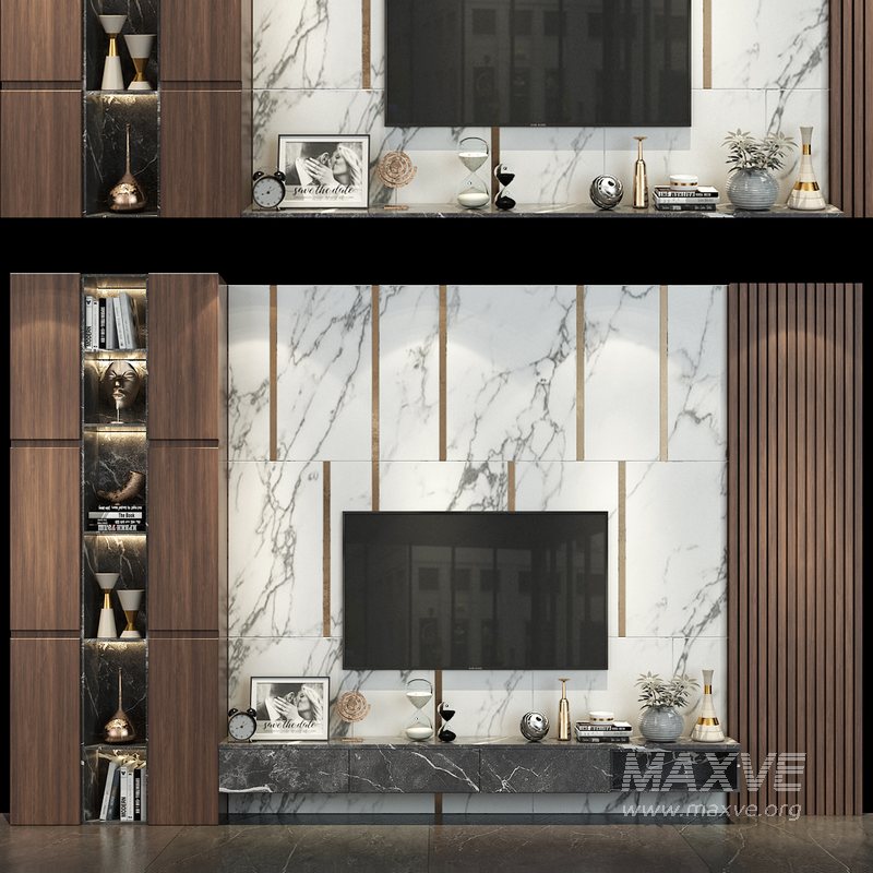 TV wall set 291