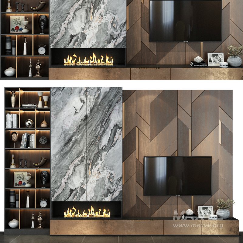 TV Wall set 325