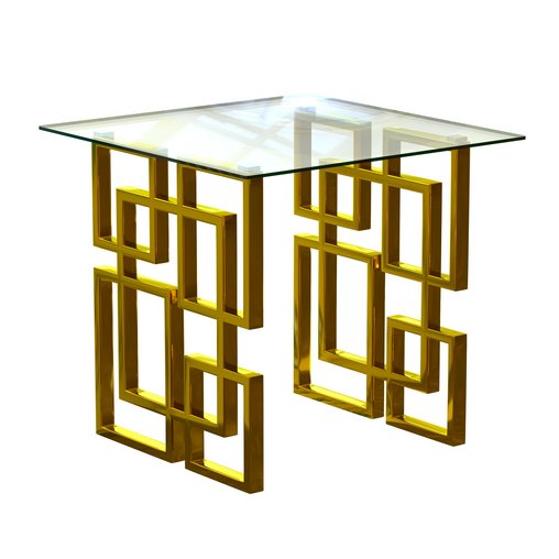 Pierre Gold End Table 3d model Download Maxve