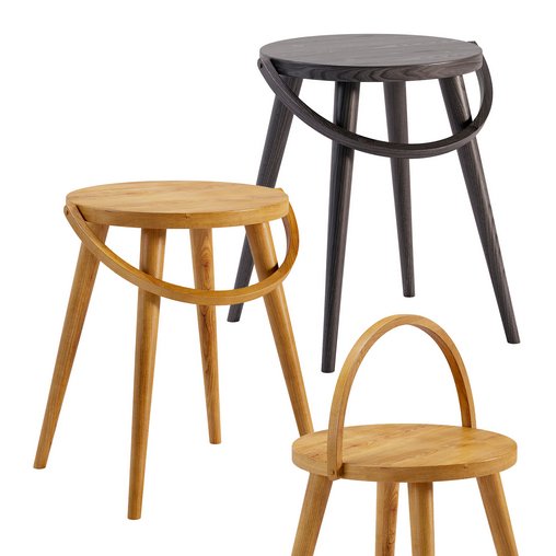 Single Bucket Stool - Chairs 3d model Download Maxve