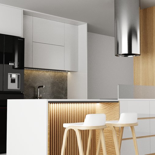 kitchen Modern 3d model Download Maxve