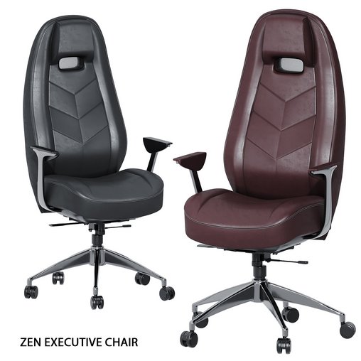 Office Chair-ZEN EXECUTIVE CHAIR 01 3d model Download Maxve