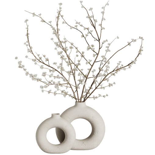 Dry Branches Bouquet19 3d model Download Maxve