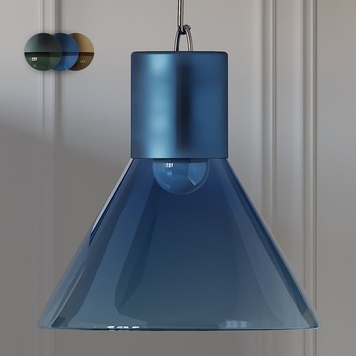 CROWDYHOUSE Funnel Pendant Lamps 3 Colors 3d model Download Maxve