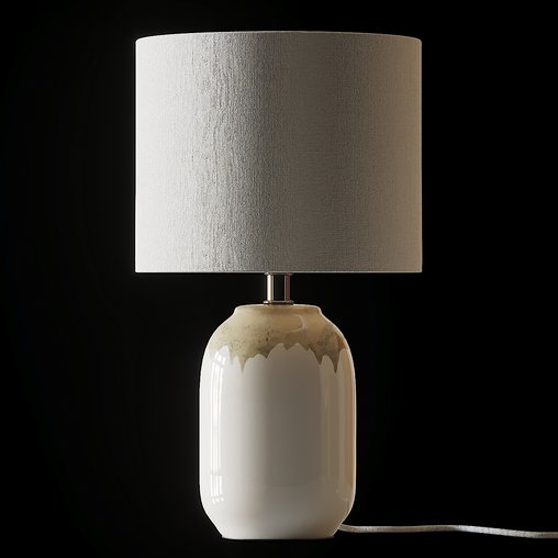 COX & COX Ceramic Bedside Lamp 3d model Download Maxve