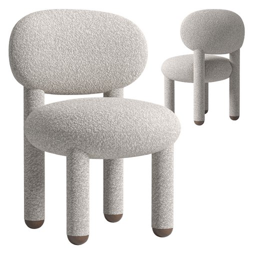 Flock Chair CS1 By Noom 3d model Download Maxve