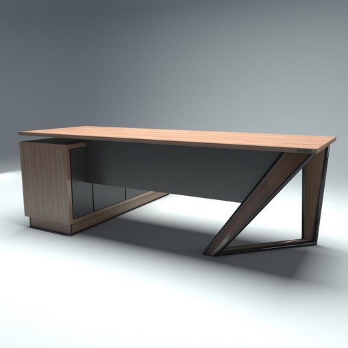 Executive Table LR-796 3d model Download Maxve