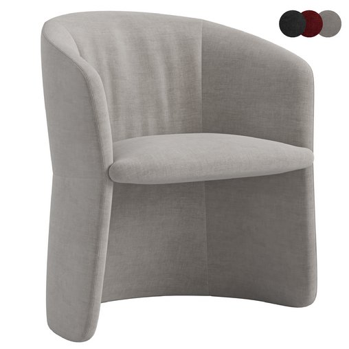 Janette chair by Gallotti&Radice 3d model Download Maxve