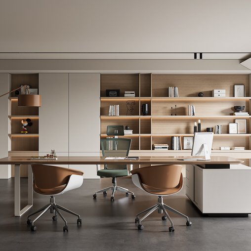 Modern office 3d model Download Maxve