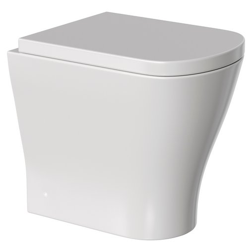 Ceramica Marseille Back to Wall Toilet with Concealed Cistern 3d model Download Maxve