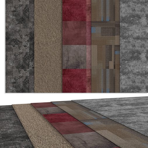 Natural Carpet Set 01 3d model Download Maxve